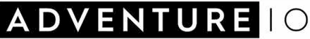 The image shows the word “ADVENTURE” in bold white letters on a black background, followed by a partial “O” on the right.